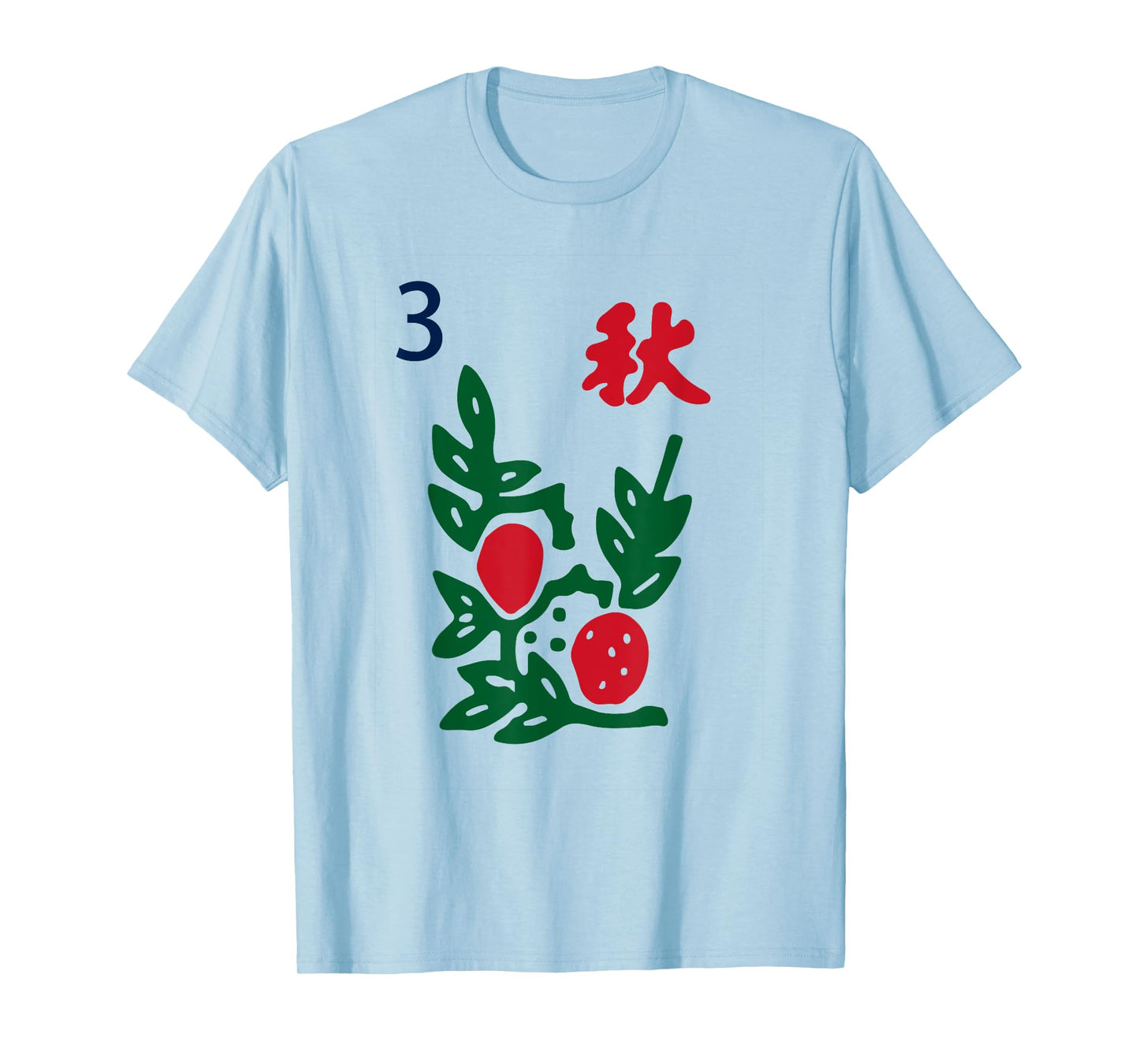 Chinese Mah Jong Seasons Autumn Tile Mahjong Costume T-Shirt