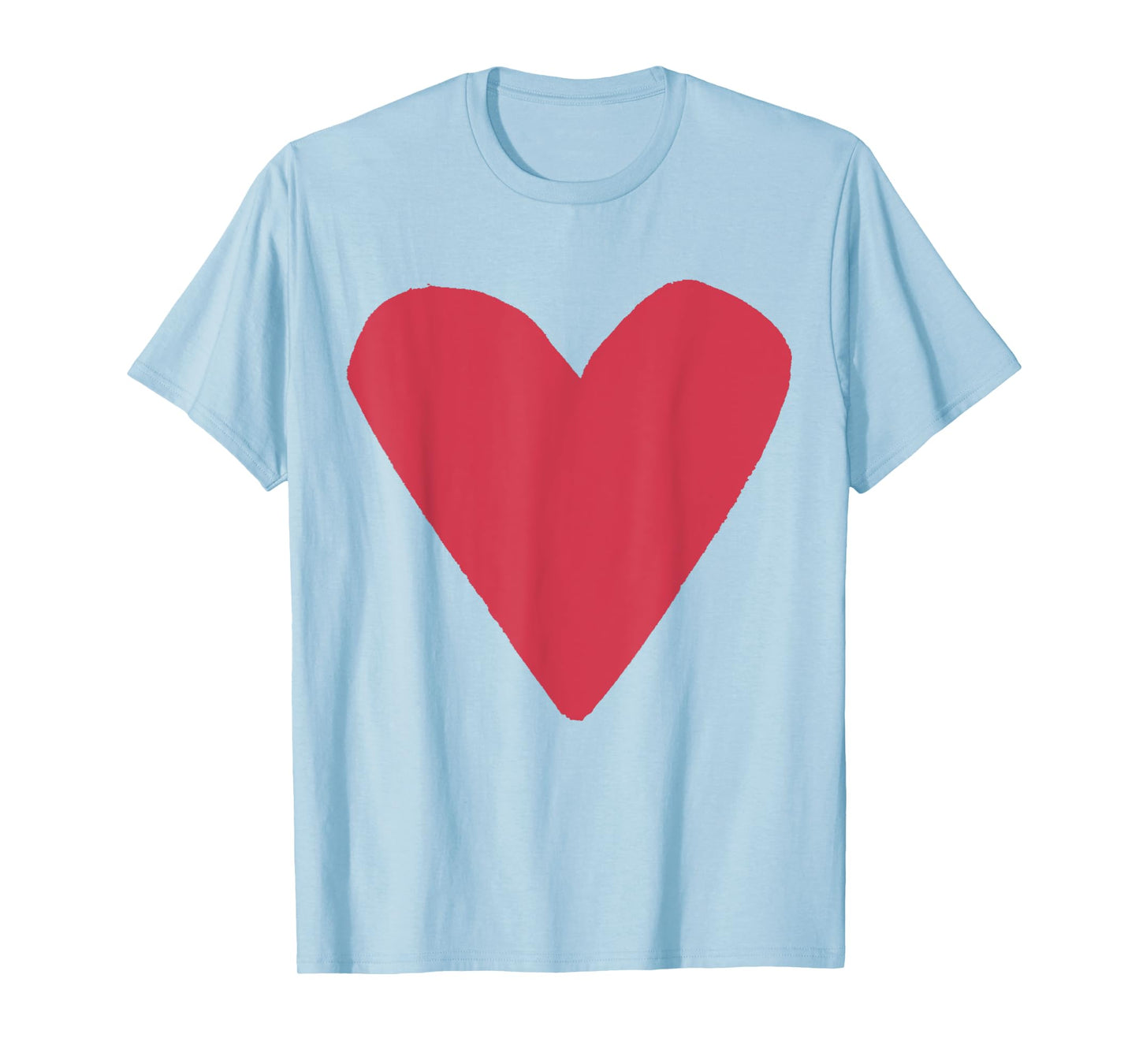 Red Heart Orange T-Shirt