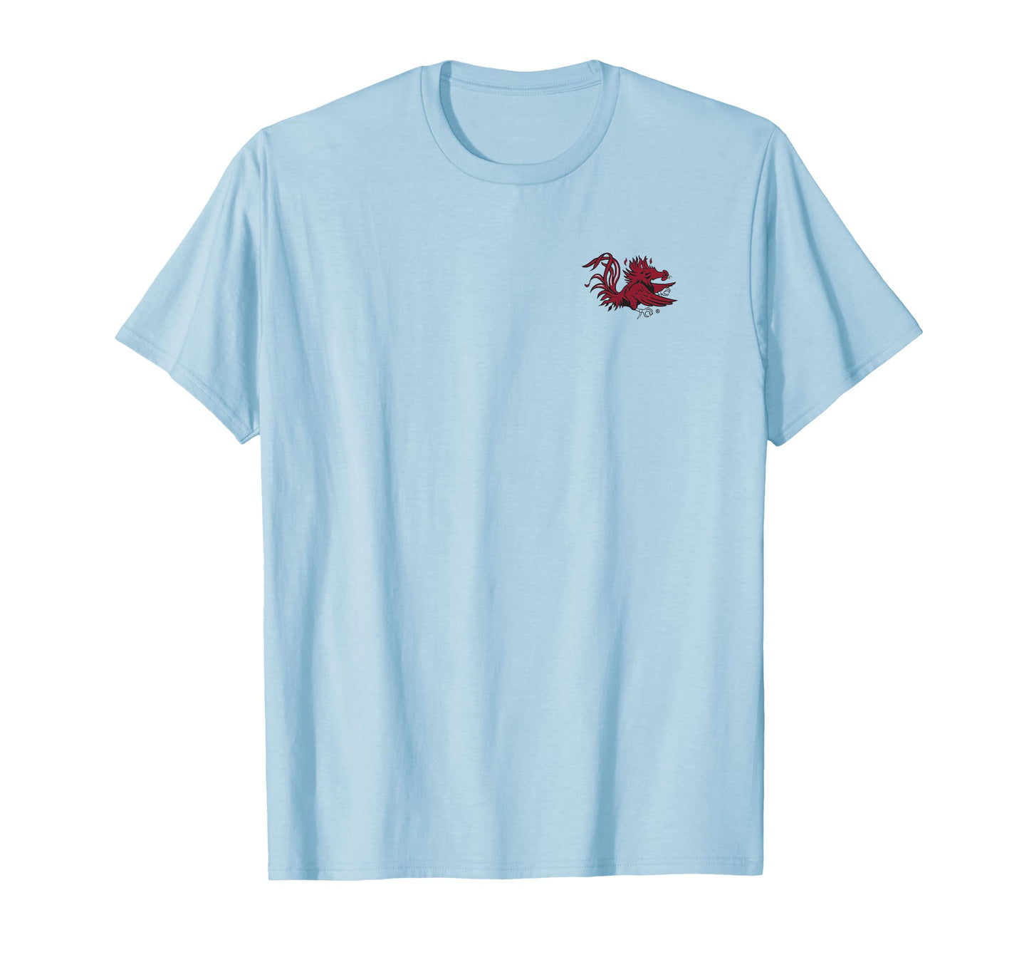 South Carolina Gamecocks Icon Front/Back White T-Shirt