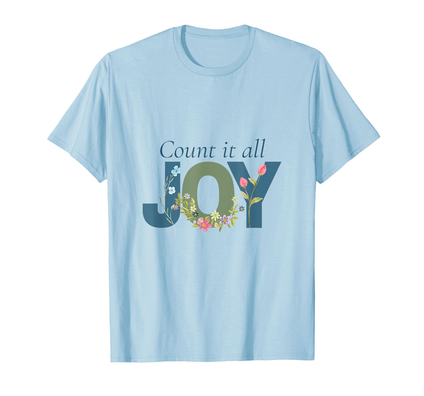 Count It All Joy James Jesus Women Inspirational Bible T-Shirt