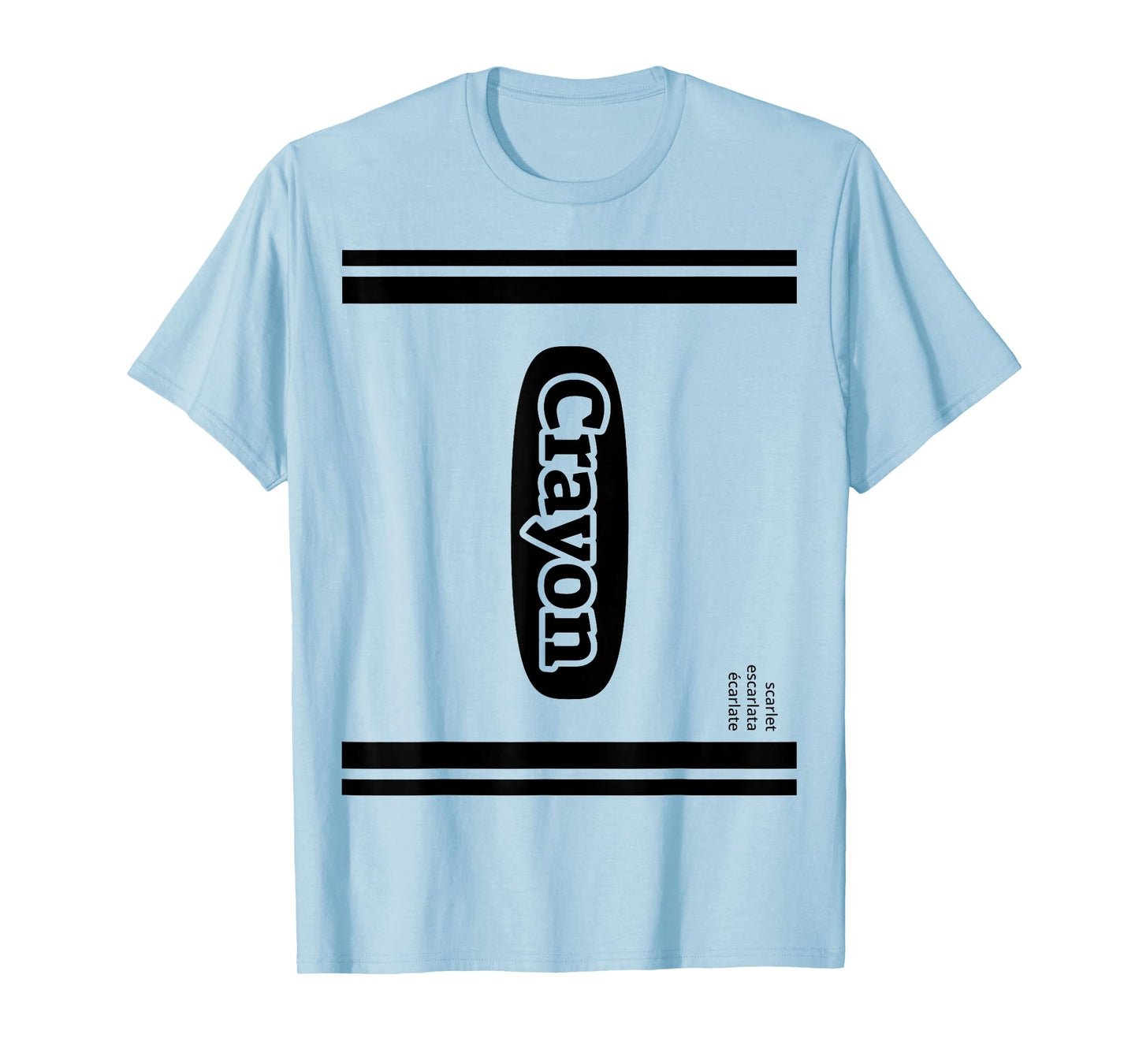 Crayon Scarlet Red Group Costume T-Shirt