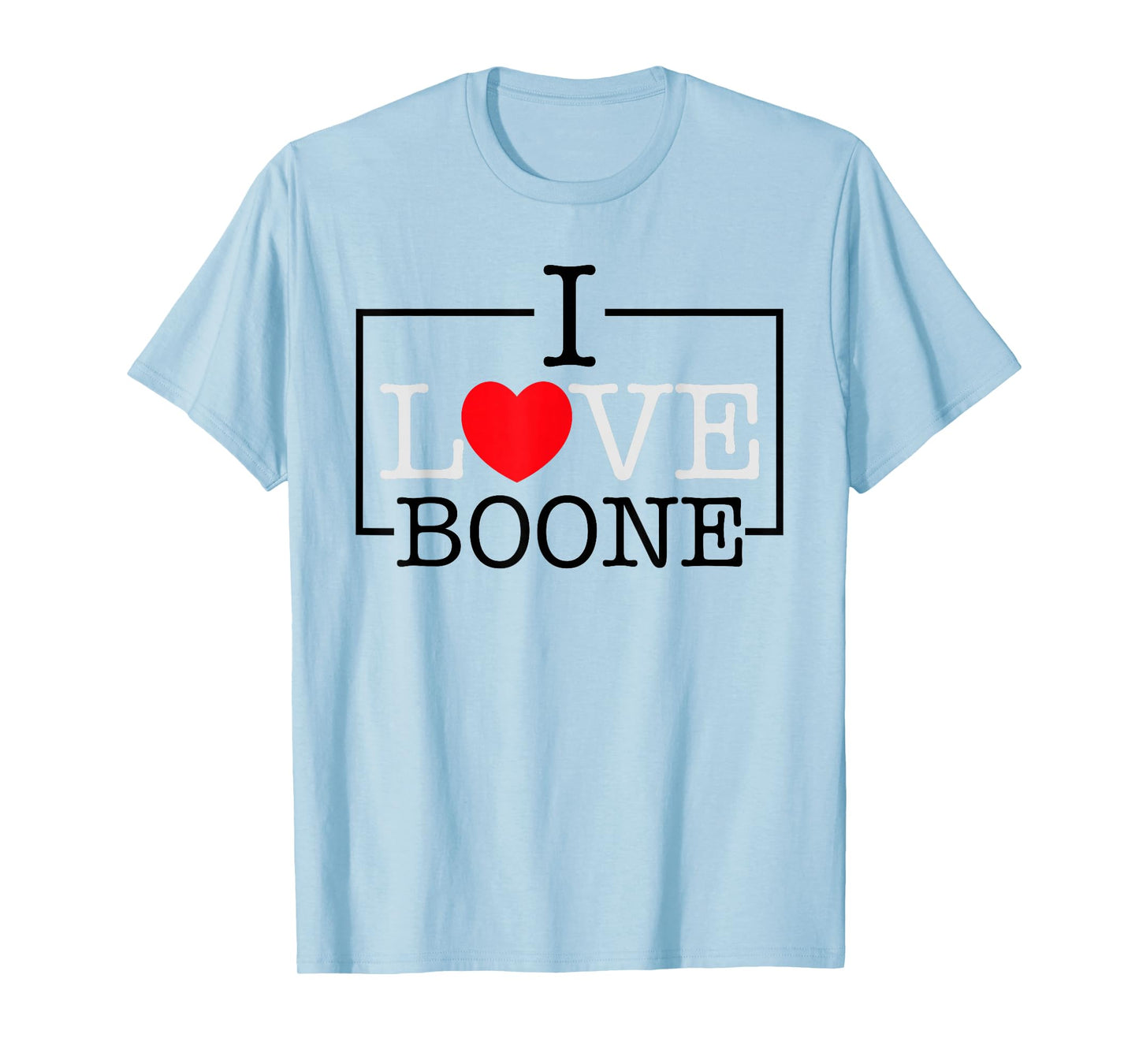 I Love Boone Heart Family Name Boone Groovy T-Shirt