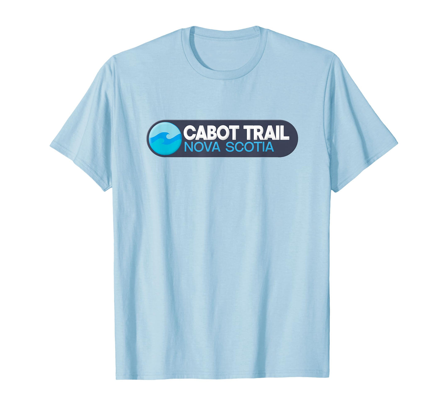 Cabot Trail Nova Scotia Logo Emblem - Cabot Trail Canada T-Shirt