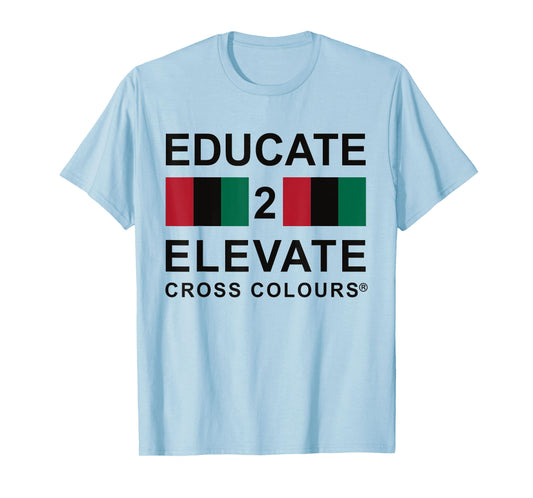 Educate 2 Elevate | Retro Graphic 1990's Urban Vintage T-Shirt