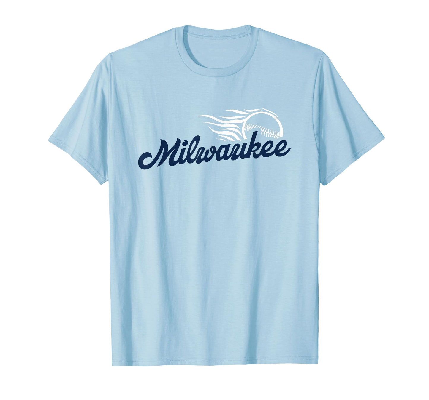 Milwaukee Baseball Vintage Minimalist Retro Baseball Lover T-Shirt