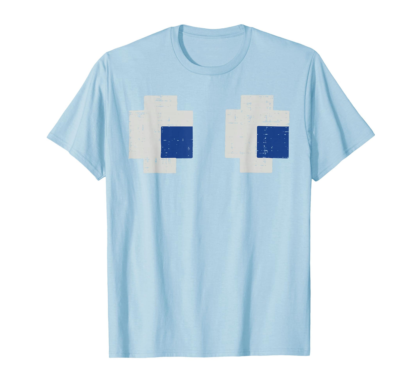 Halloween Gamer Pixel Eyes Gaming Costume Men Boys Kid Youth T-Shirt