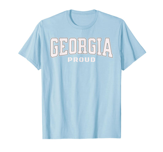 Vintage Georgia GA Athletic Varsity Sports Design Red T-Shirt