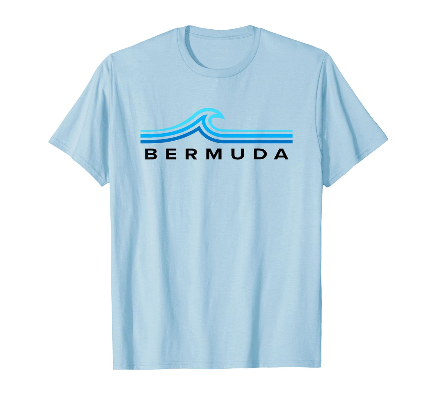 Bermuda Waves Vintage Mens Womens Girls Boys Souvenir T-Shirt