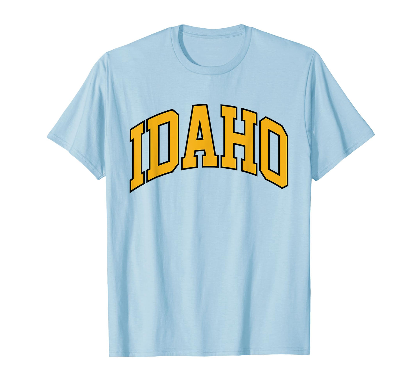 Retro Idaho Tee Vintage Idaho Gold Black Fun Idaho Throwback T-Shirt