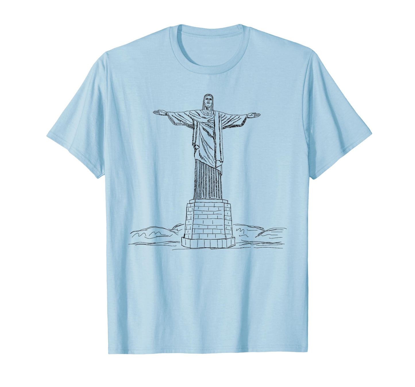 Christ the Redeemer Statue, Rio de Janeiro Brasil Christian T-Shirt