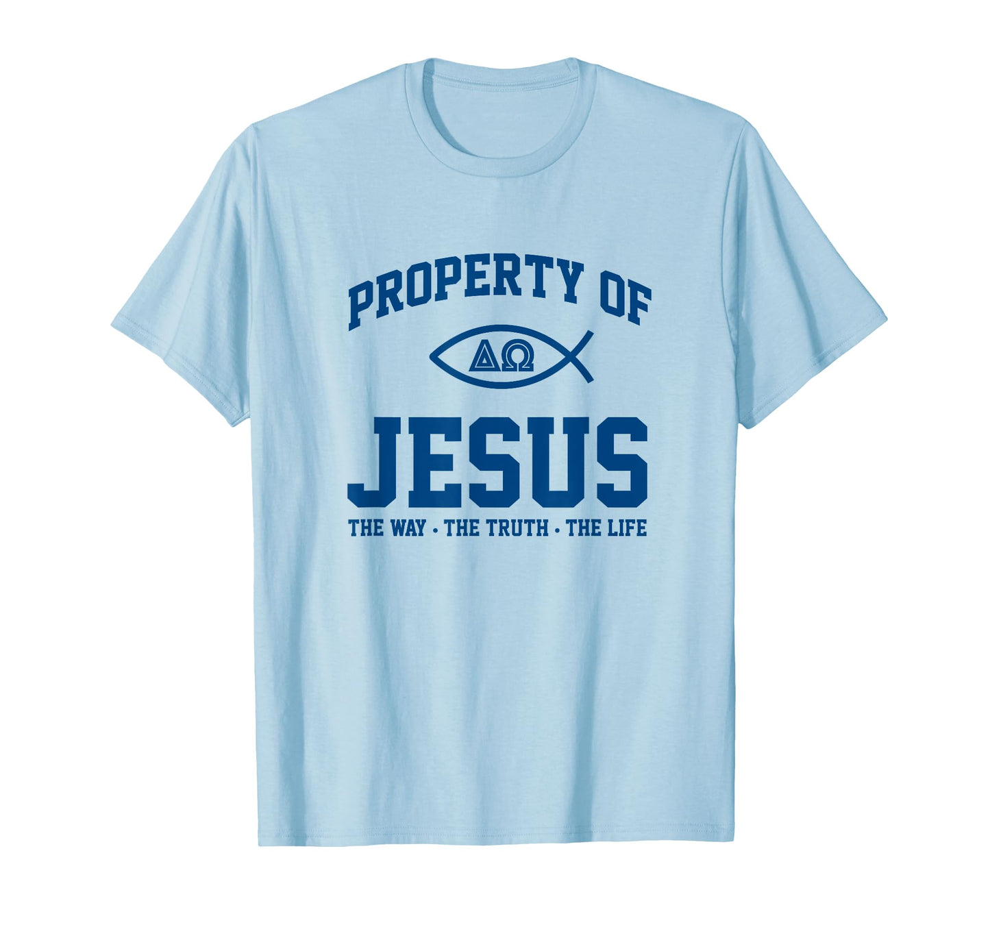 Christian Shirt - Property of Jesus Throwback Gym T-Shirt