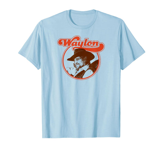 Waylon Jennings - Portrait T-Shirt