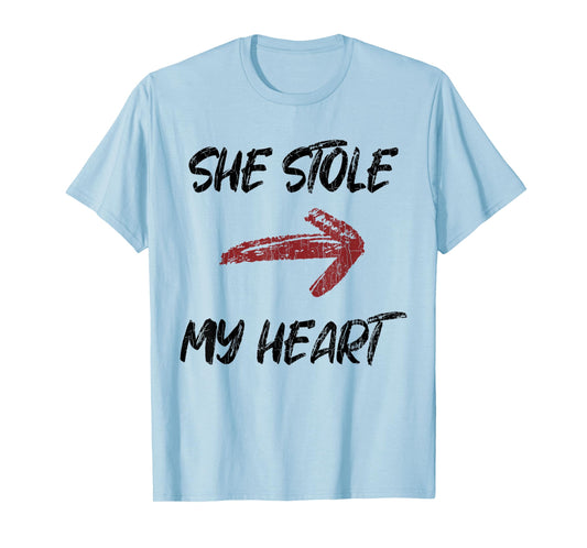 She Stole My Heart Im Keeping It Couple Part 1 Funny Graphic T-Shirt