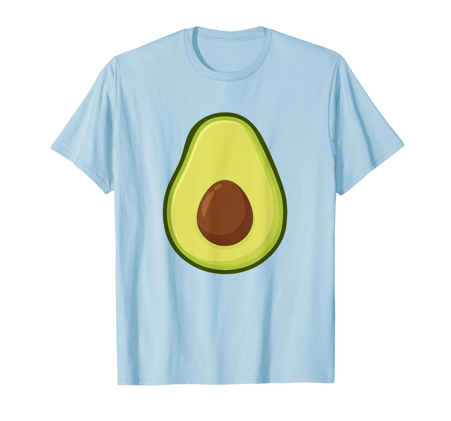 Avocado Shirt Funny Lazy Couple Halloween Costume Men Women T-Shirt