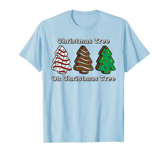 Oh Christmas Tree Cute Cake Brownie Lover Sweet Tooth T-Shirt