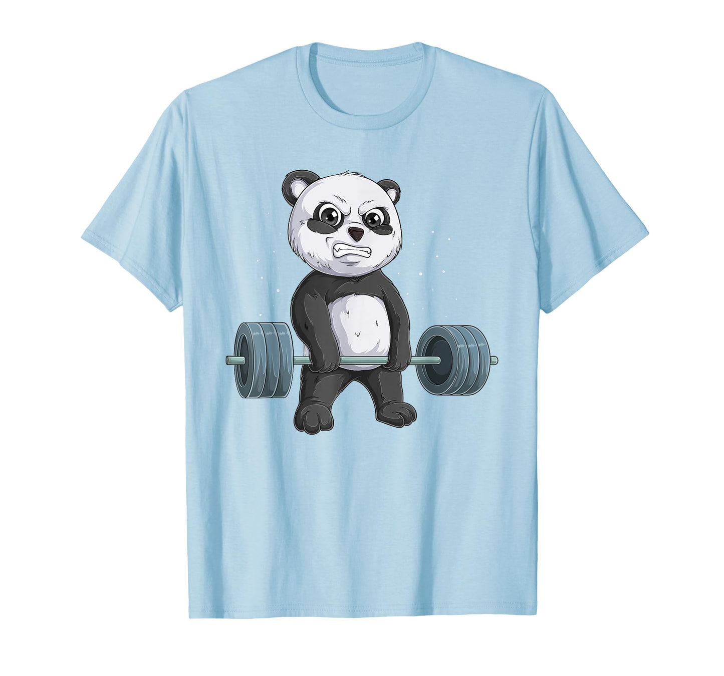 Panda Bear Weightlifting Funny Deadlift Men Fitness Gym T-Shirt