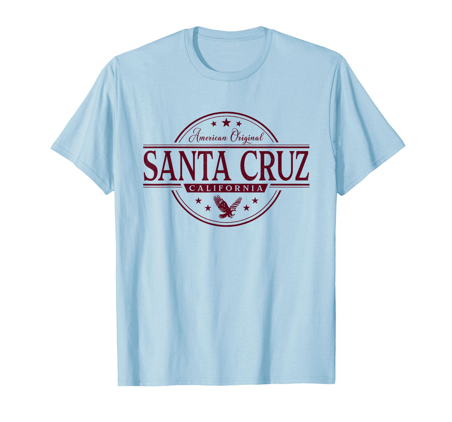 Santa Cruz California - Santa Cruz CA Label T-Shirt