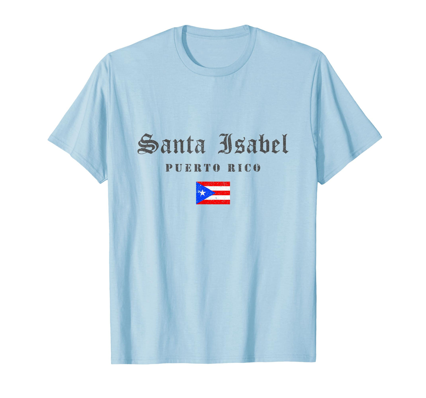 Santa Isabel Puerto Rico Flag Pride Home Root Travel T-Shirt