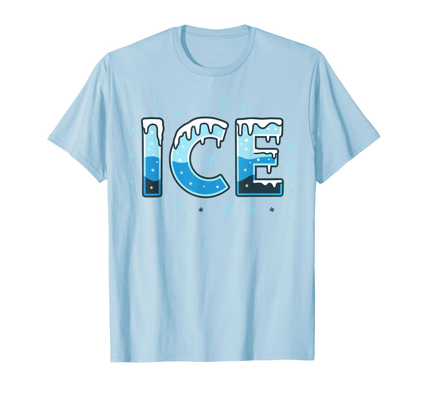 Ice Shirt Adult Kids Men Women Fire And Ice Costume T-Shirt