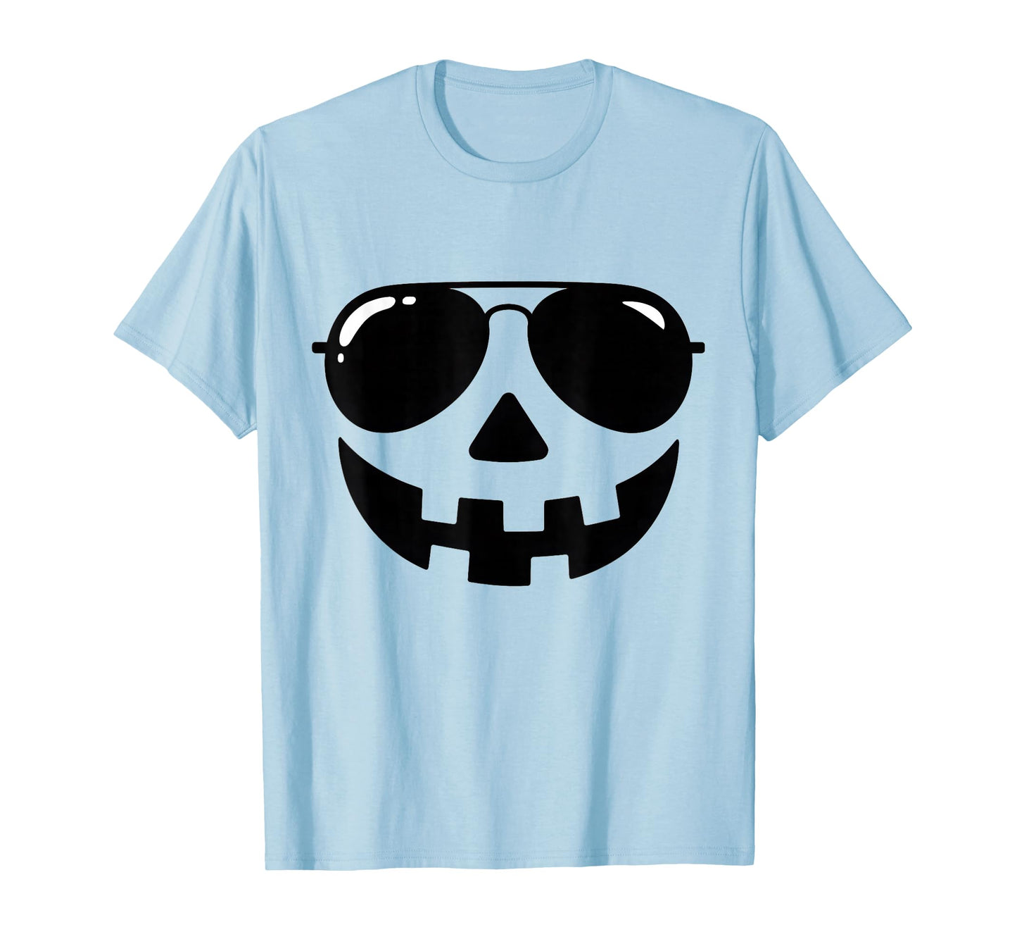 Funny Jack O Lantern Face Pumpkin Halloween Costume Men Boys T-Shirt