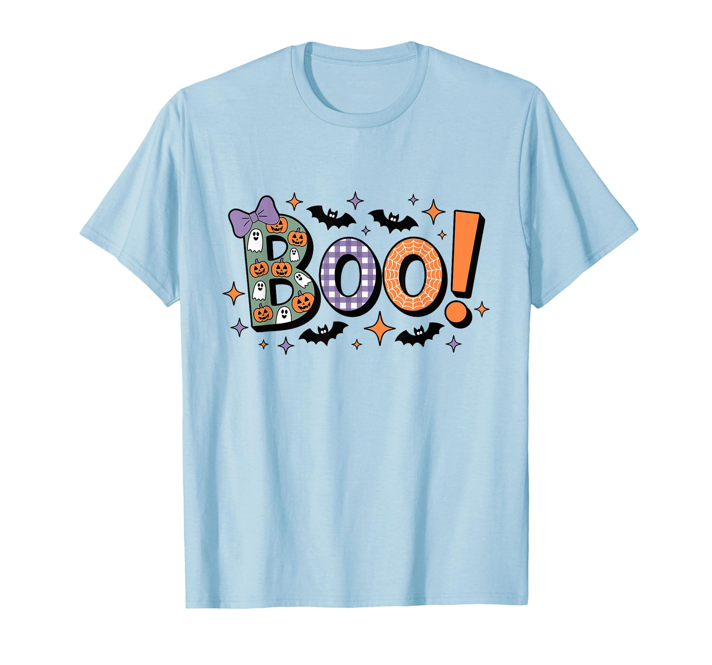 Boo Pumpkin Witch Halloween Costume Family Matching T-Shirt