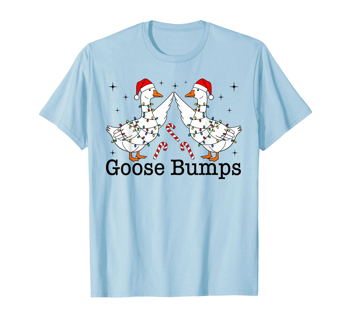Goose Bumps Funny Christmas Geese Fist Bump Matching Family T-Shirt