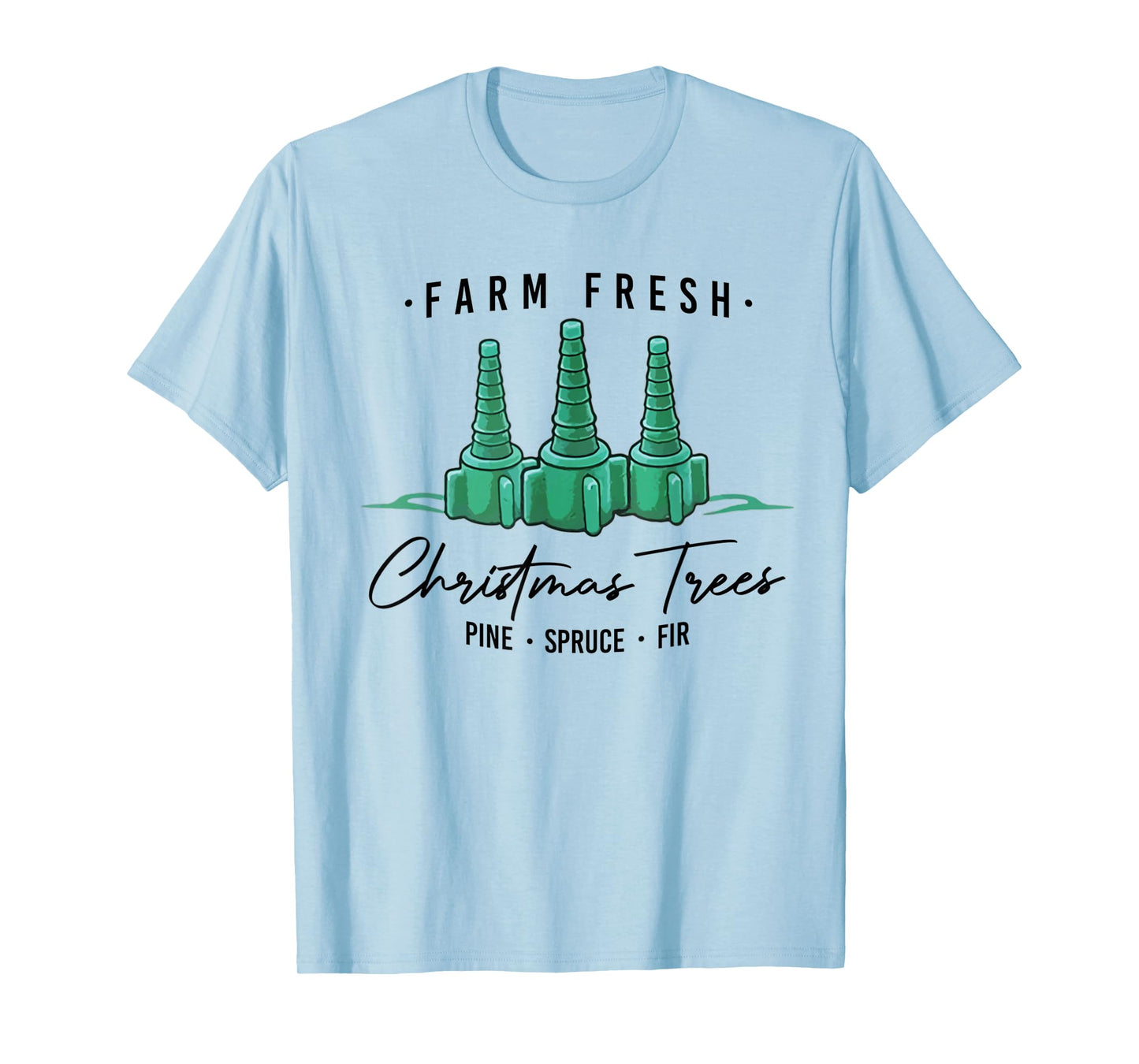 Respiratory Therapist Nurse Farm Fresh Christmas Trees T-Shirt