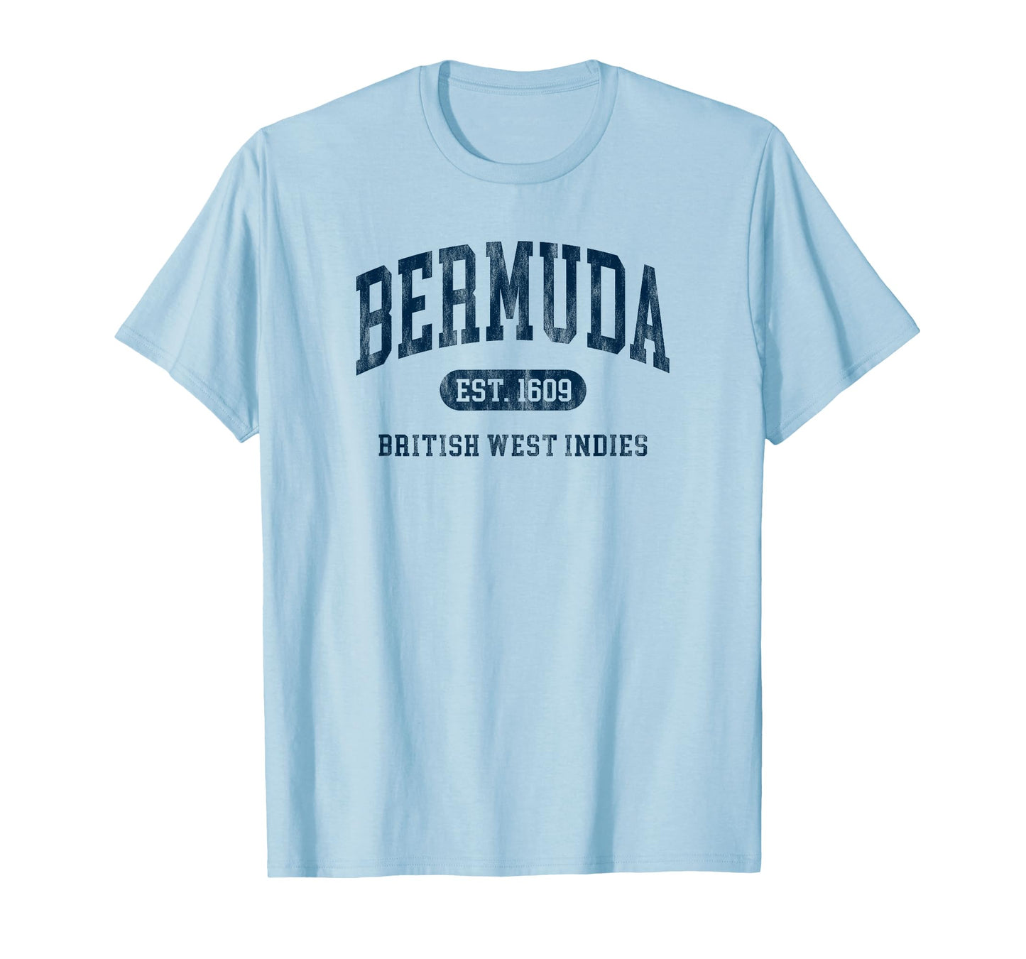 Vintage Bermuda Est 1609 Mens Womens Kids Retro Souvenir T-Shirt