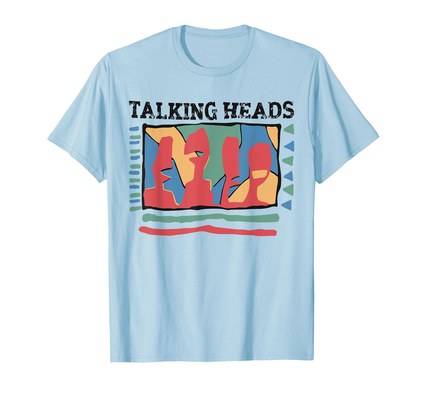 Talking Heads Yellow Retro Graphic T-Shirt