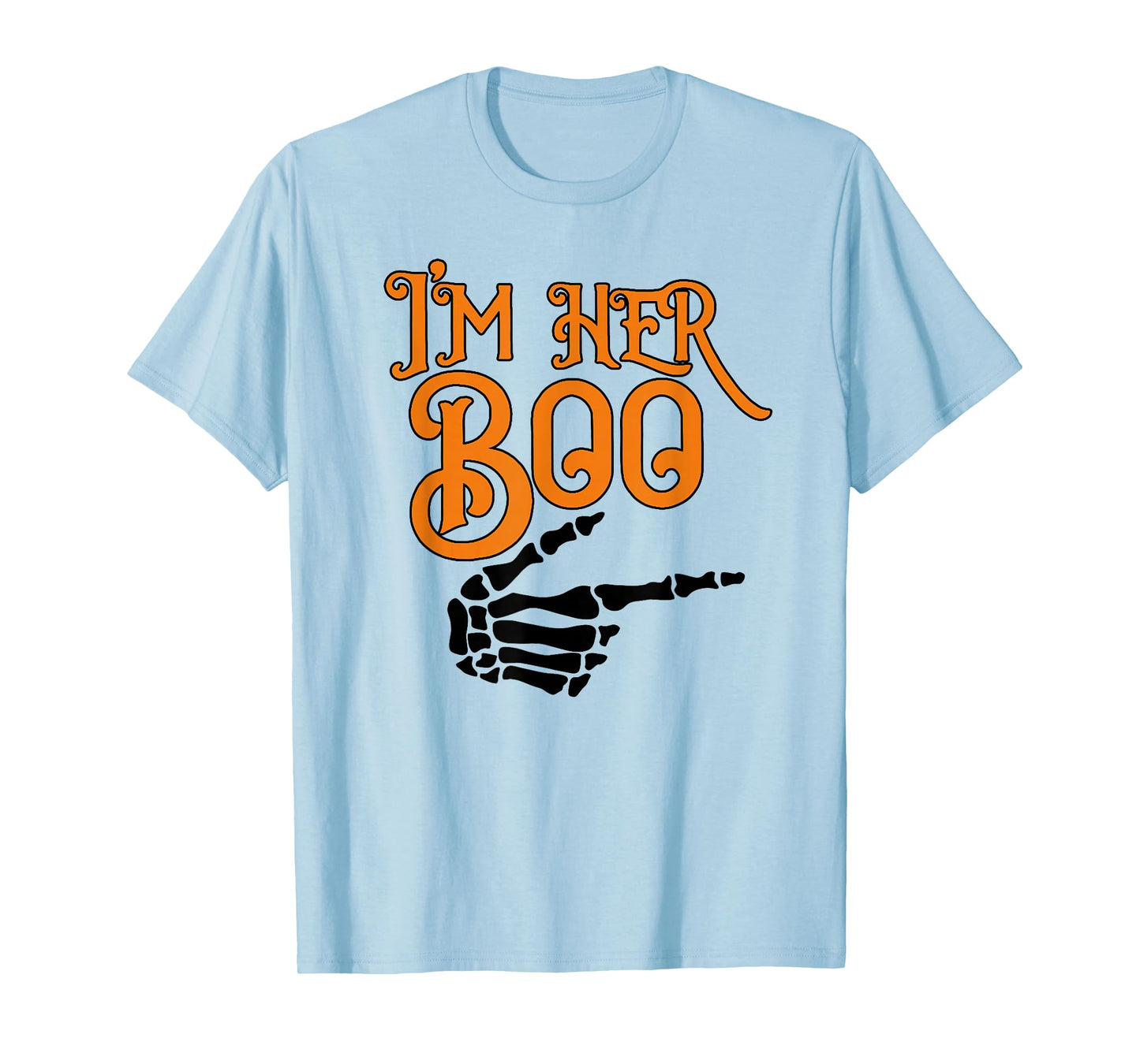 I'm Her Boo I'm His Ghoul Spooky Ghost Halloween Couple Men T-Shirt