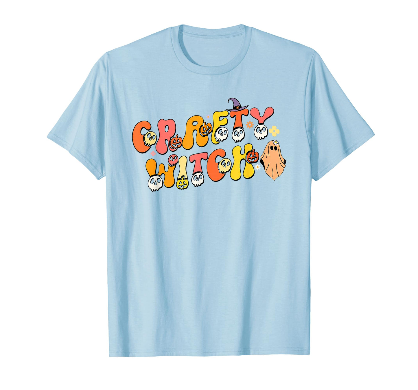 Crafty Witch Halloween Ghost T-Shirt