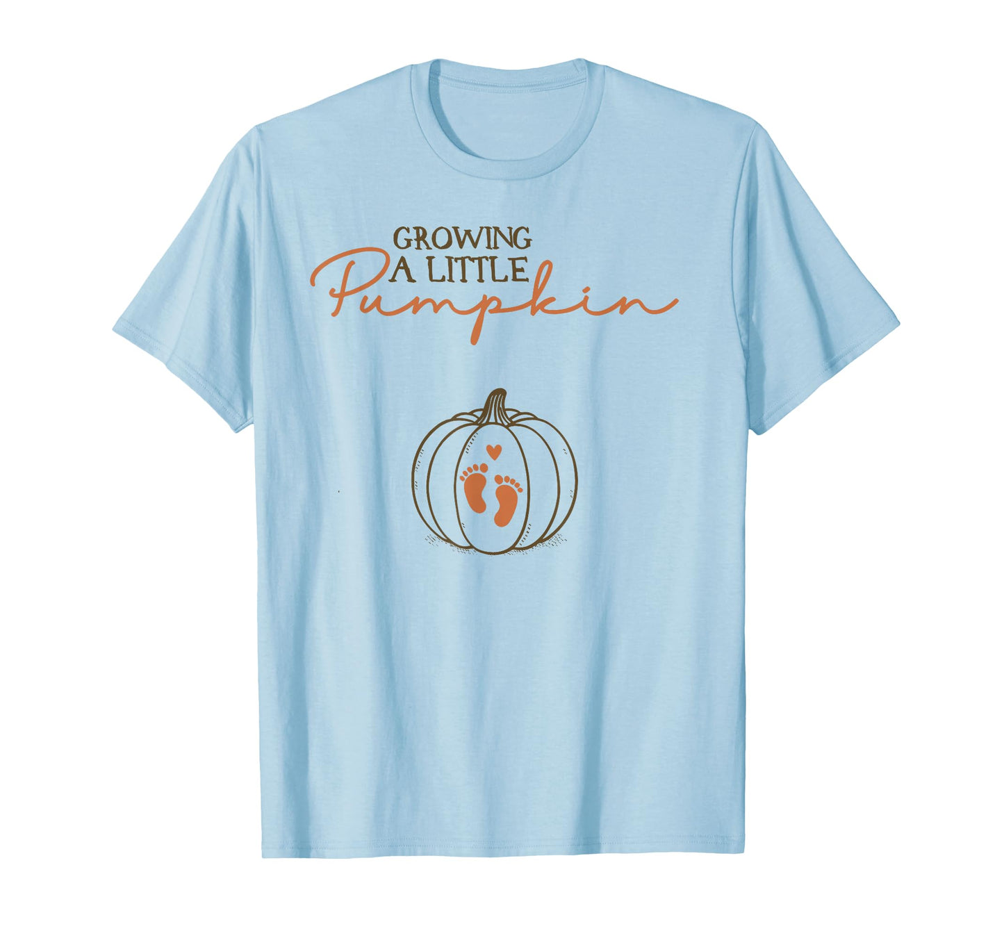 Growing A Little Pumpkin - Funny Pregnancy Halloween T-Shirt
