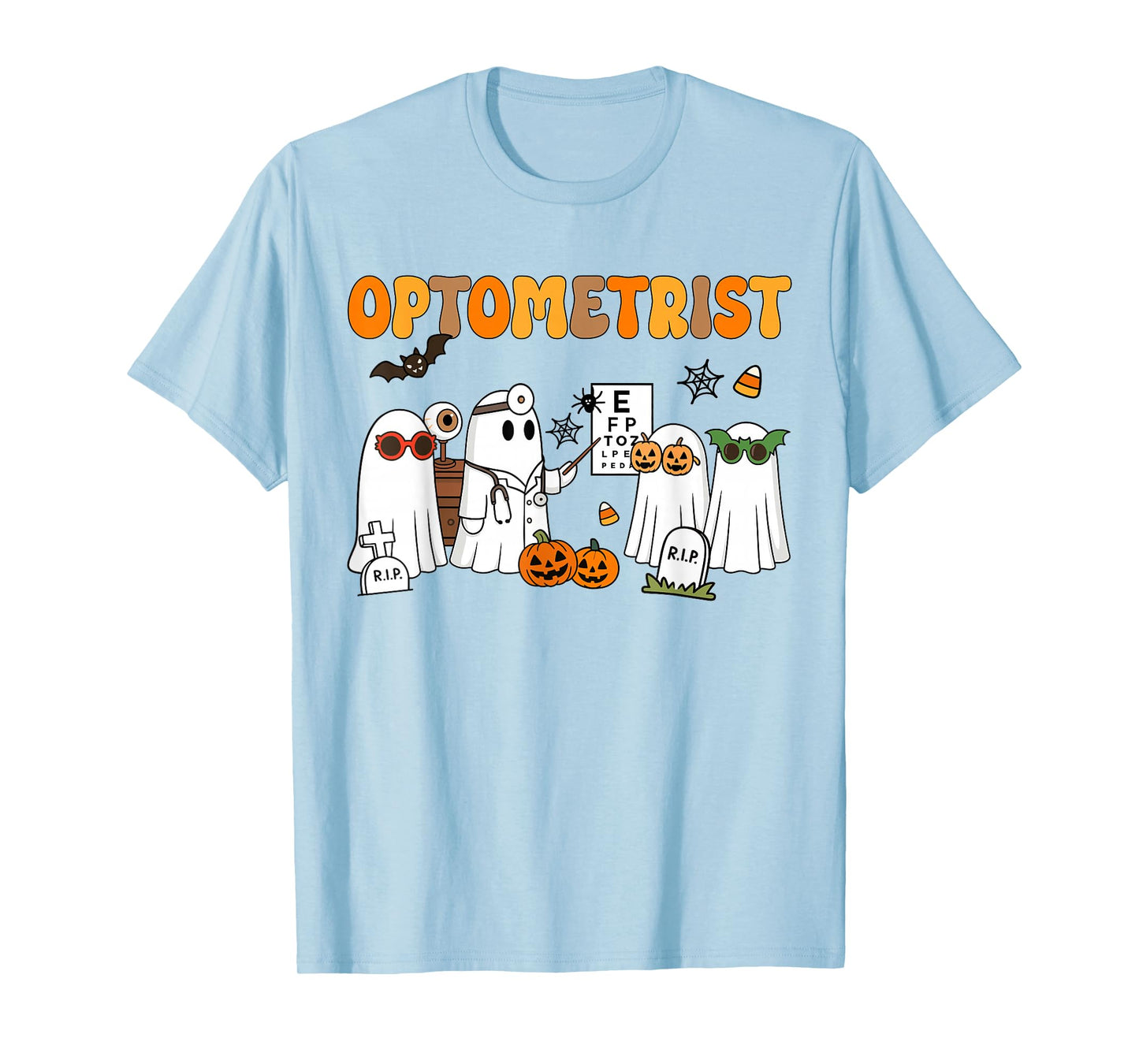 Optometrist Halloween Nurse Sight Squad Optometry Eye Dr T-Shirt