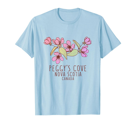 Peggy's Cove Nova Scotia Canada Wildflowers T-Shirt