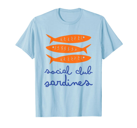 vintage sardine social club chinoiserie, Summer sardine vibe T-Shirt