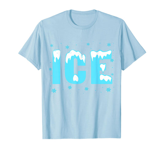 Funny Ice Costume Halloween Family Matching Men Women T-Shirt