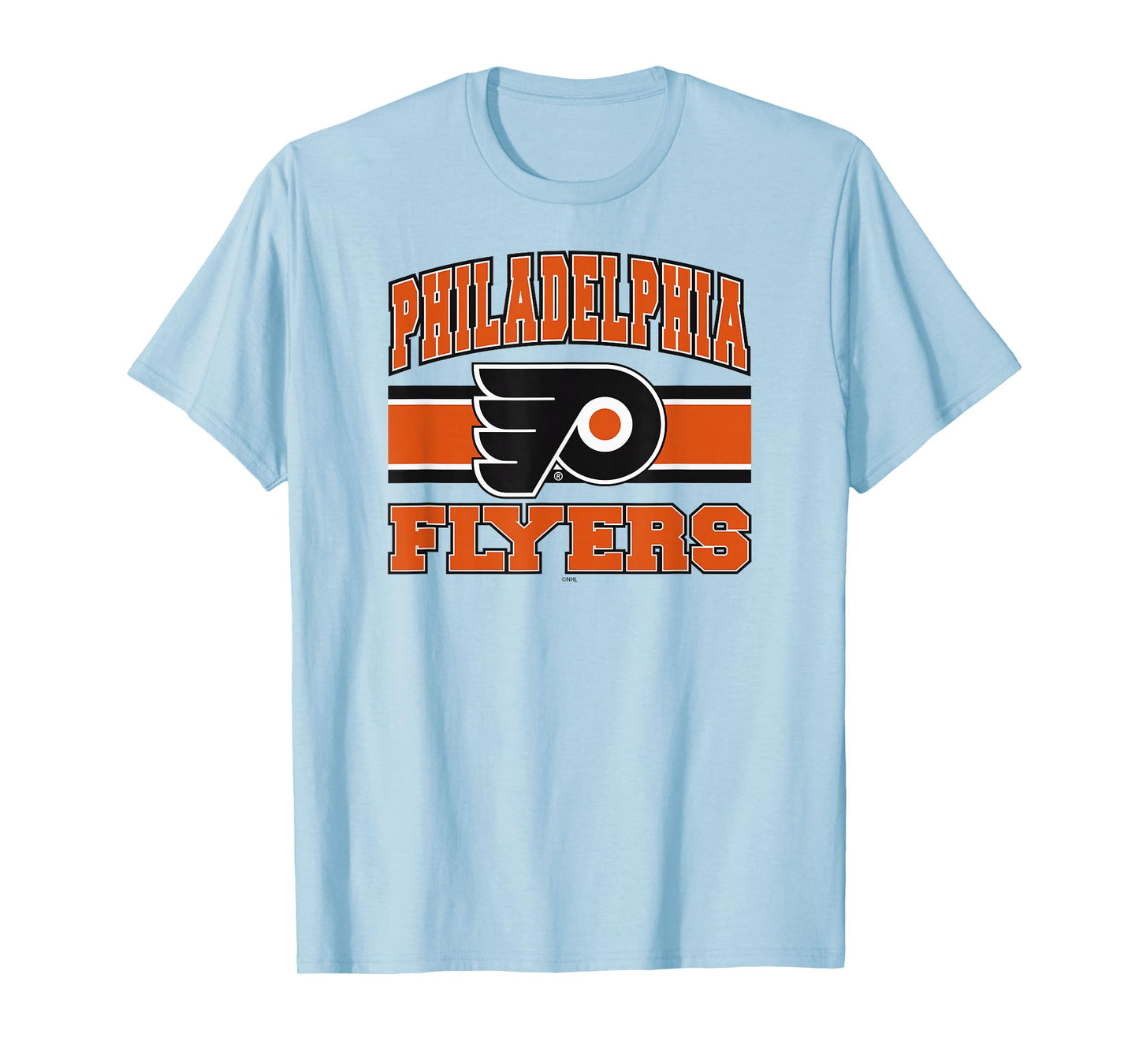 Philadelphia Flyers Stripe Gray Officially Licensed T-Shirt