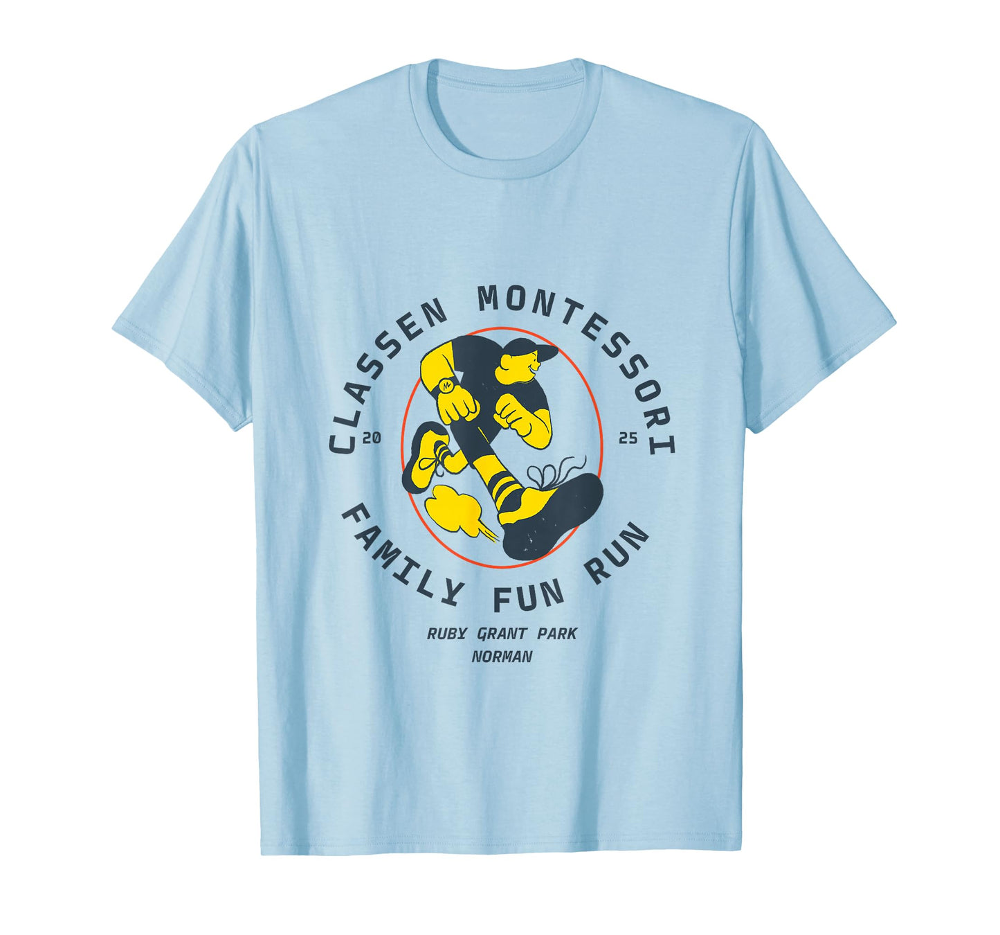 CLASSEN Montessori School Family Fun Run 2025 T-Shirt