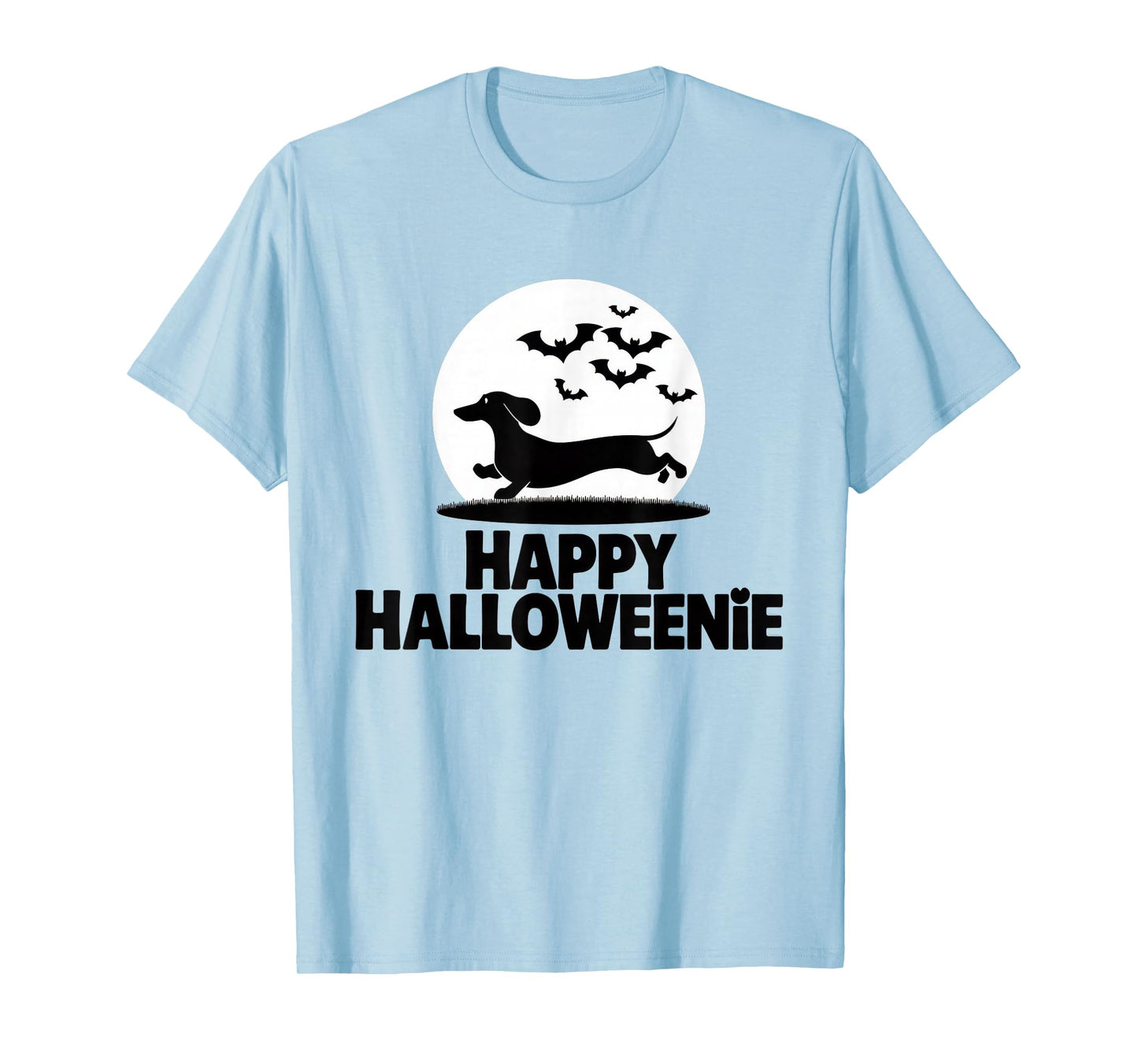 Happy Halloweenie Tshirt Women Men Wiener Monster Party T-Shirt