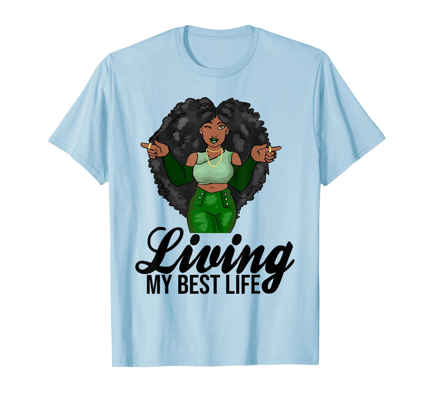 Living My Best Life T-Shirt Womens Gift T-Shirt