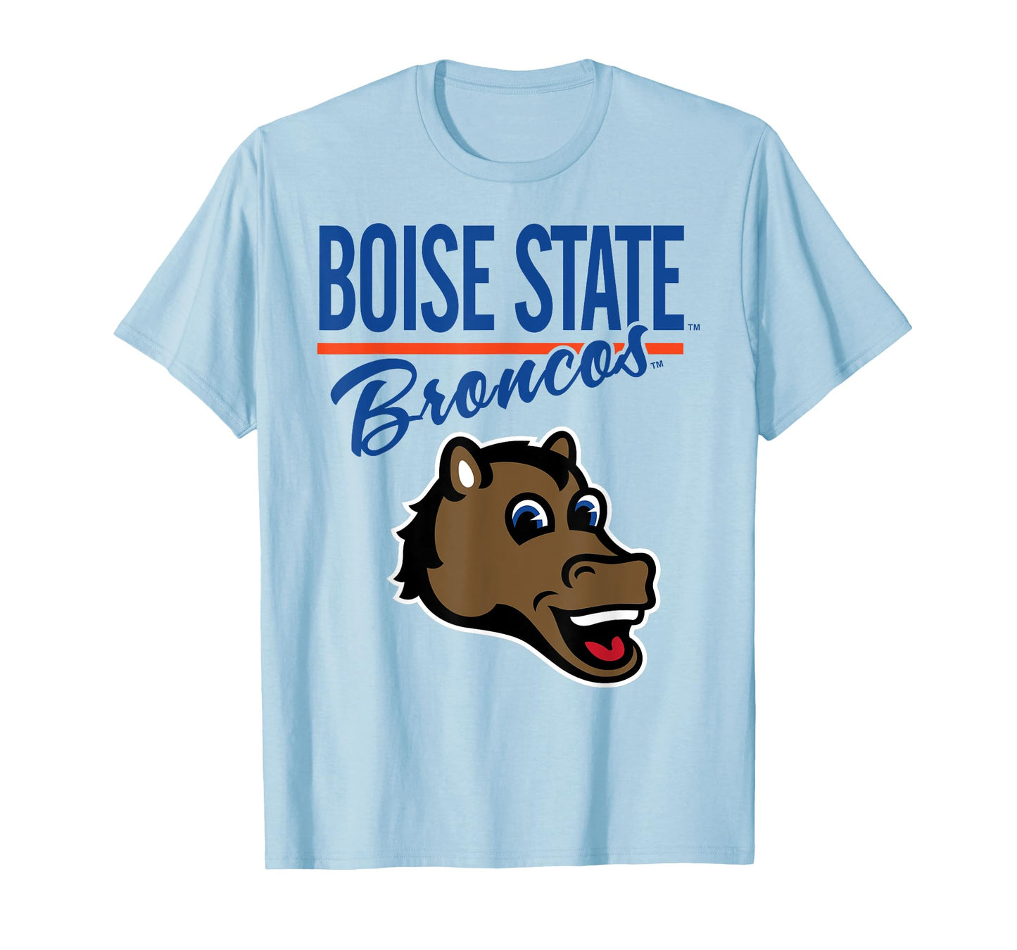 Boise State Broncos Mascot Gray Officially Licensed T-Shirt