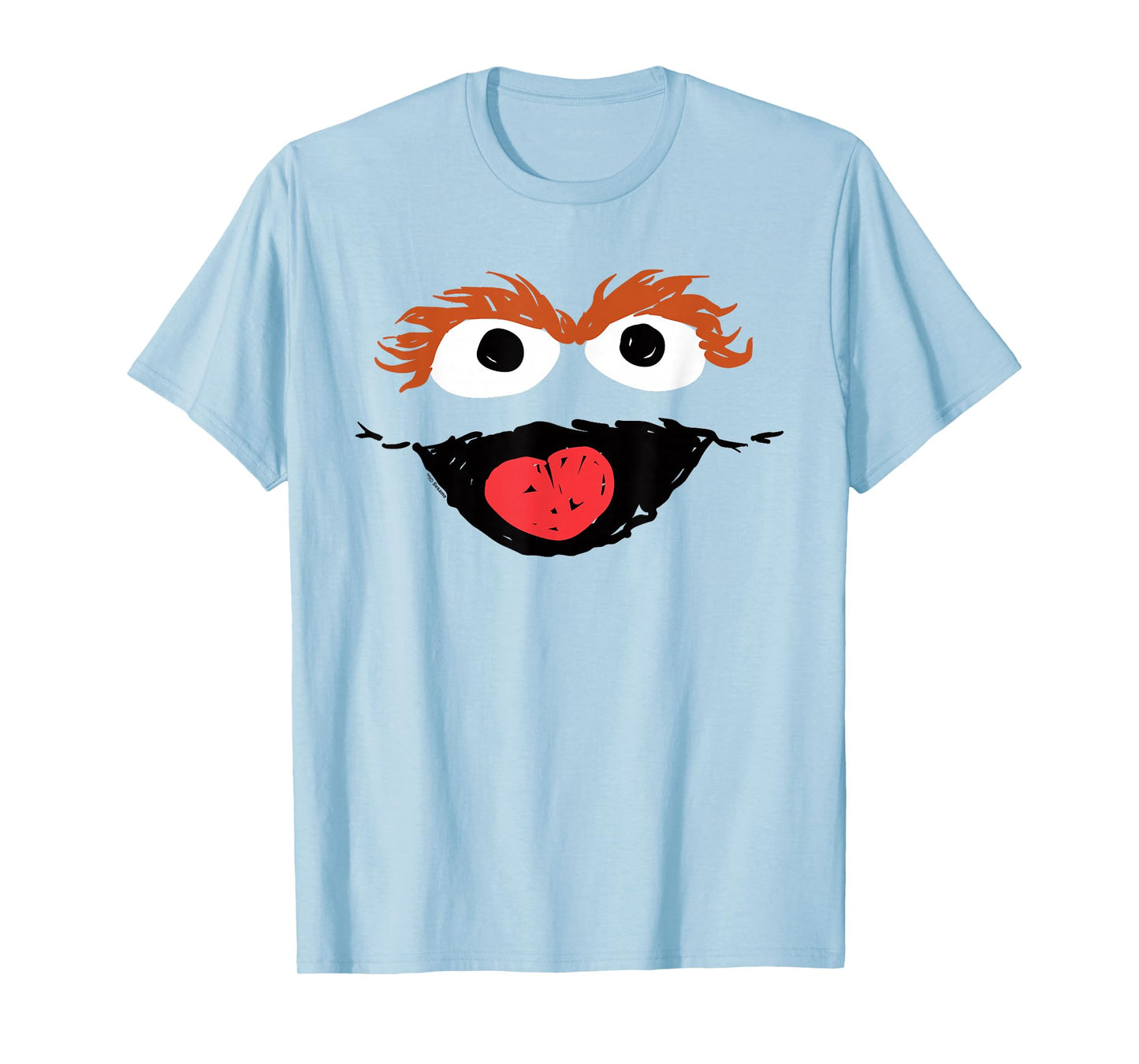 Sesame Street Oscar Crayon Sketch Halloween Costume T-Shirt