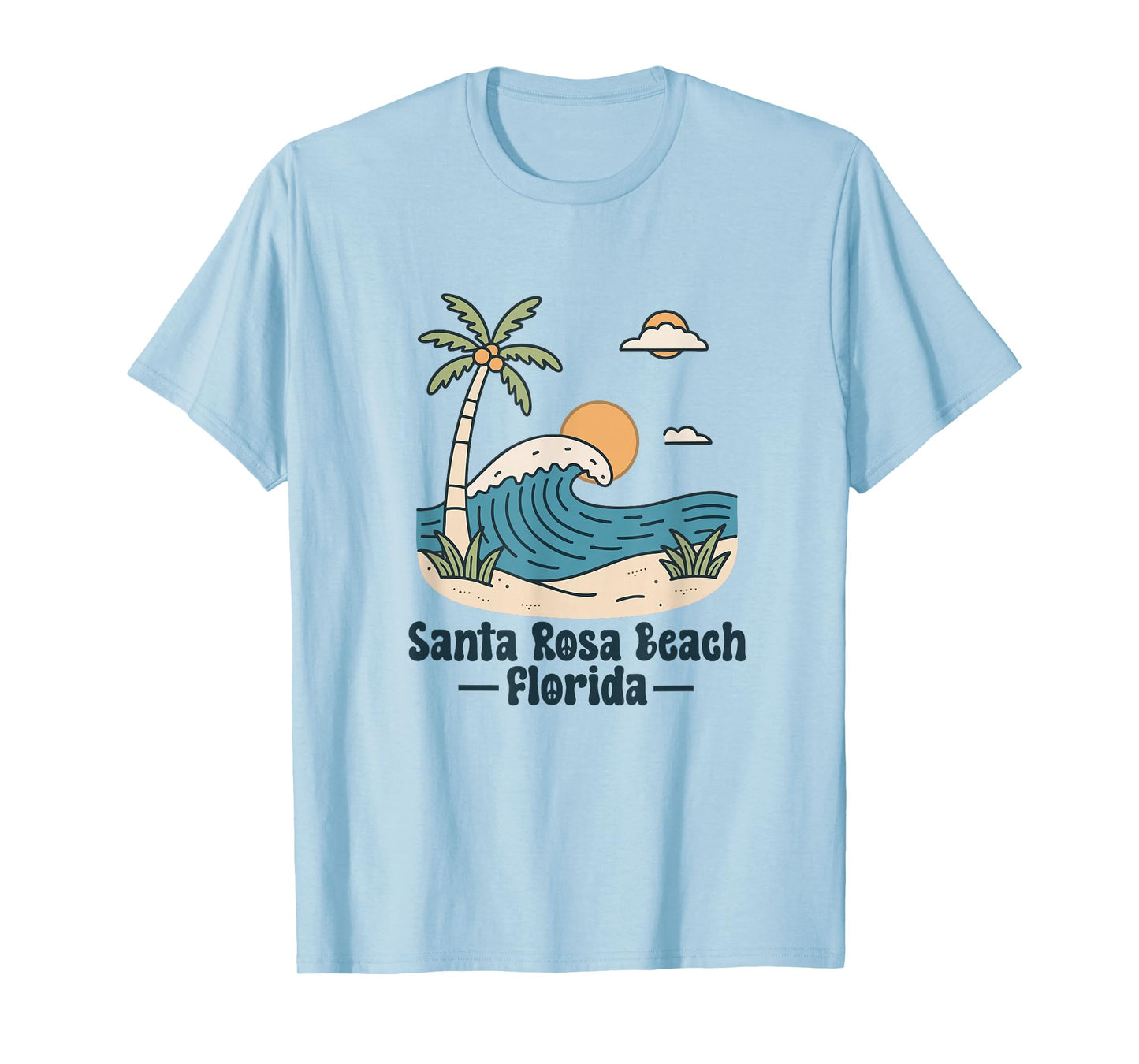 Santa Rosa Beach Florida Souvenir Walton County T-Shirt