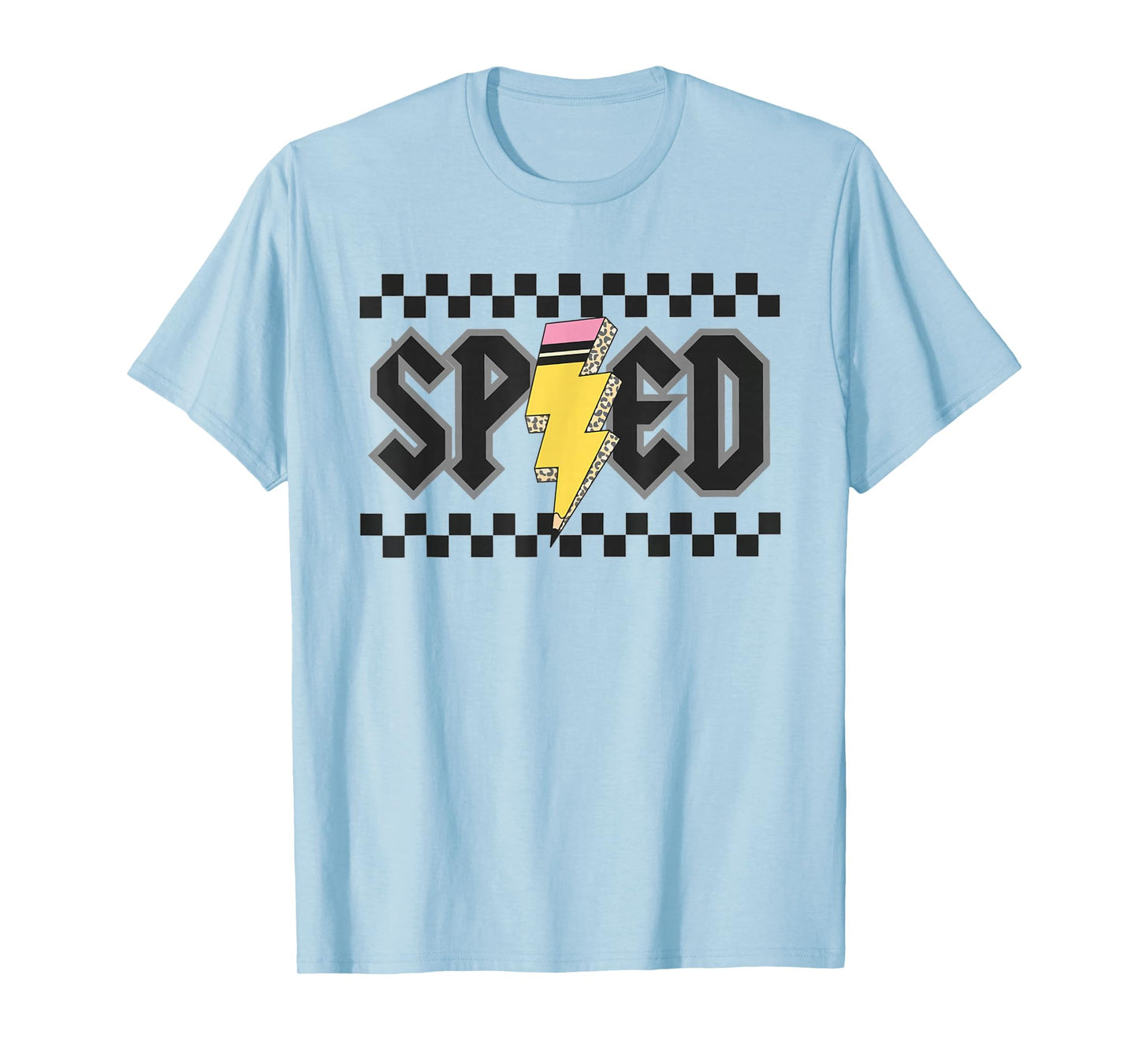 Retro SPED Teacher Pencil Lightning Bolt Back To School T-Shirt