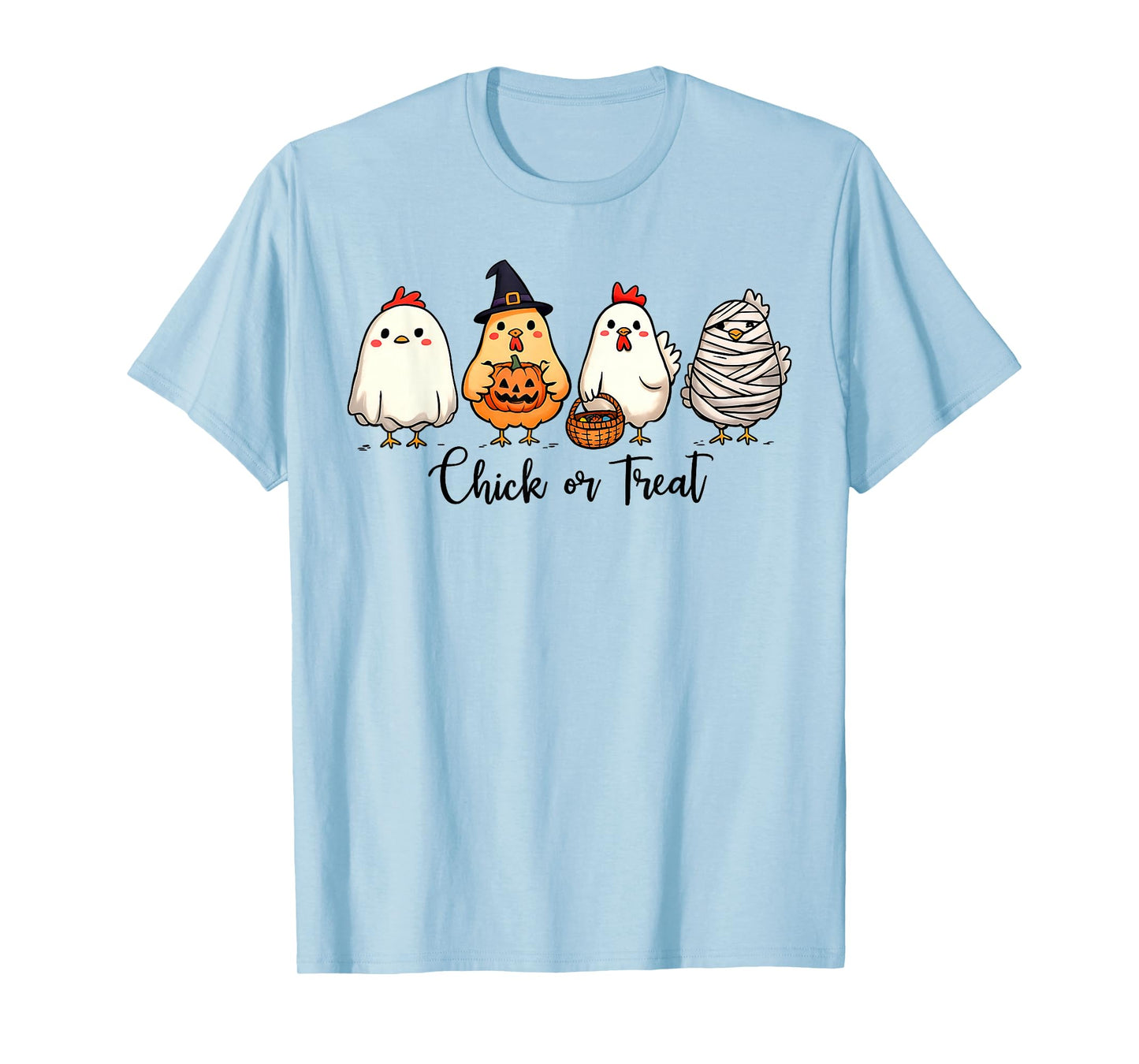 Cute Chicken Halloween Chick Or Treat T-Shirt