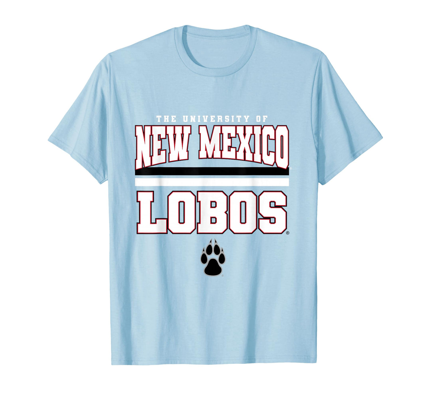 License Champs New Mexico Lobos NCAA Team T-Shirt - Red, Small, Short Sleeve, Classic Fit, Round Neck, Pull On, 1 Count, Non-Stretchable, Sports Fans, All Ages, Unisex-Kids