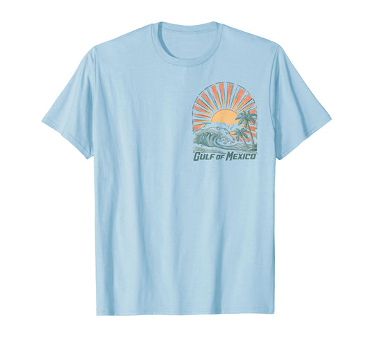 (2sided Front+Back) Gulf of Mexico, Gulf Coast Sunset T-Shirt