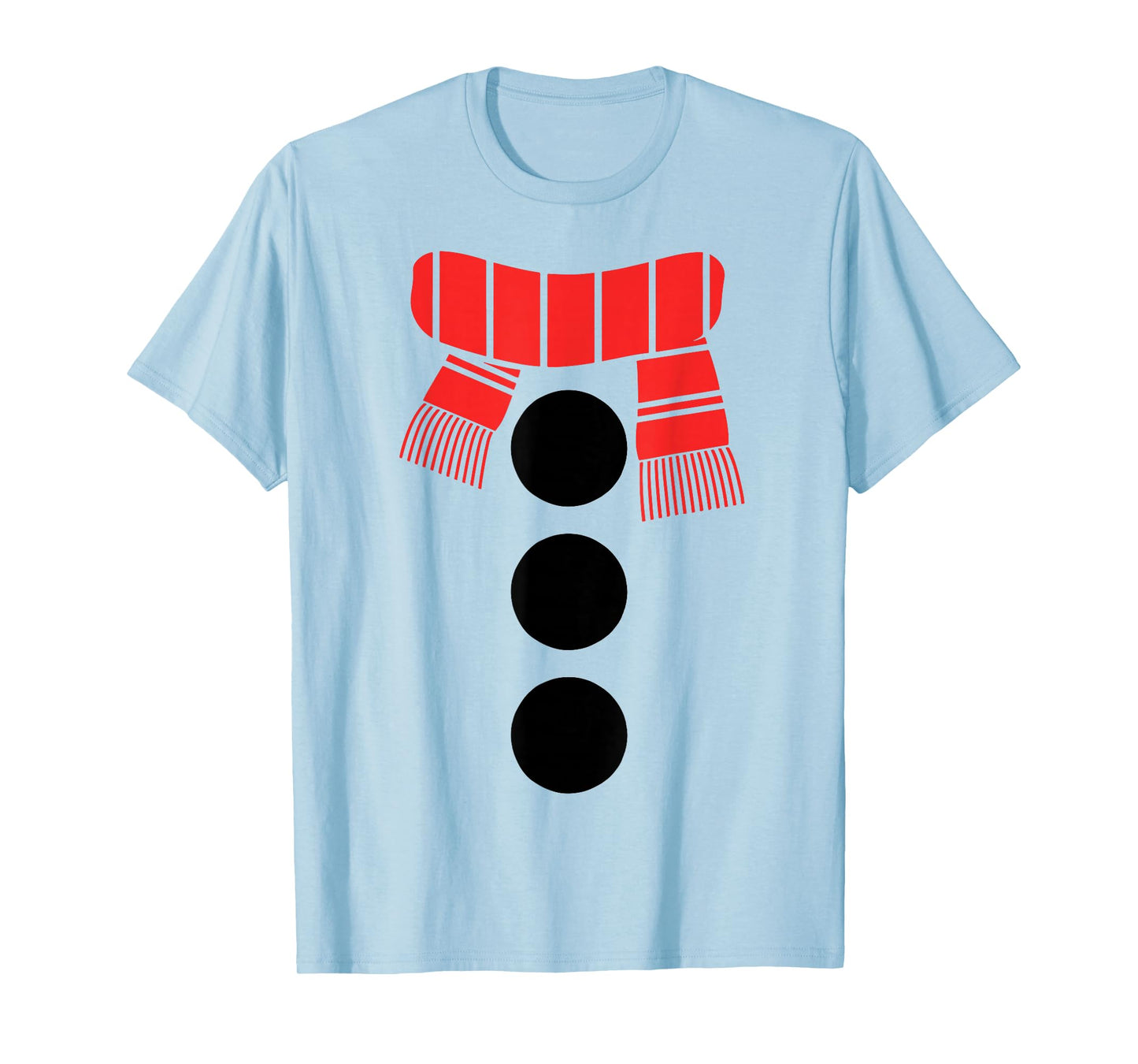 Snowman Shirt Adult Kids Men Women White Snowman Costume T-Shirt