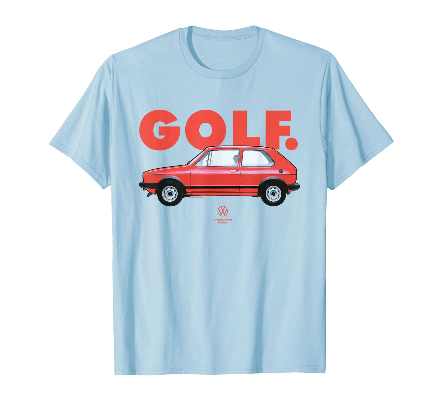 Volkswagen Golf GTI Mk1 Red Retro T-Shirt