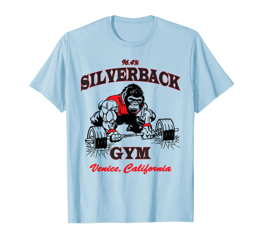 96.4% Silverback gym apparel, body building, gym Venice retr T-Shirt